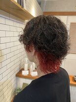 オーブ ヘアー リリー 博多2号店(AUBE HAIR lily)&nbsp;パーマ風インナーカラー