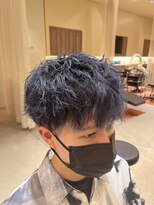 ブランシェ 高蔵寺店(BRANCHE)&nbsp;☆マッシュ×ブルーブラック×ツイスパ【北川】