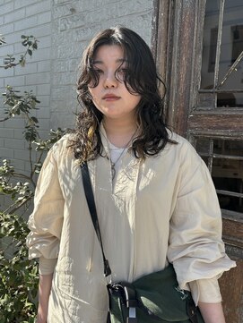 アクセント ヘアーセッション(ACCENT,HAIR SESSION) ミディアムパーマ/ニュアンスパーマ