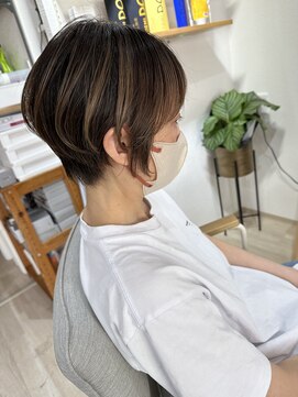 エメヘアデザイン ルイス(Aimer Hair Design Lewis) ショート/オイルカラー/白髪ぼかし