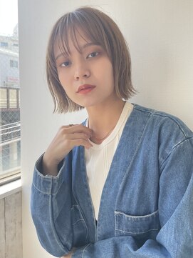 キートス(Kiitos) 切りっぱなしボブぱつっとボブ