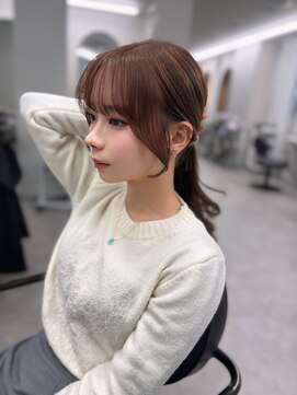 リッカ(LICCA) 【LICCA古賀愛】チョコレートカラー/前髪顔まわりカット/韓国