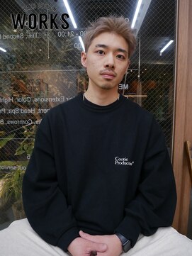 ワークス ヘアデザイン(WORKS HAIR DESIGN) メンズブリーチカラーショート