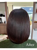 丸みボブスタイル