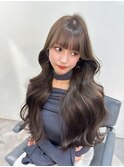 ブリーチなしアッシュベージュ