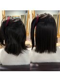 艶髪/艶髪ストレート/髪質改善ストレート/縮毛矯正