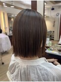 切りっぱなしボブ