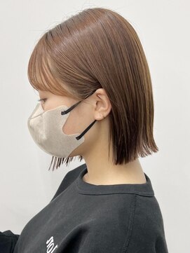 ネオリーブ クーロ(Neolive curro) 小顔タッセルボブ×似合わせカット[ボブ/縮毛矯正/丸型卵型】