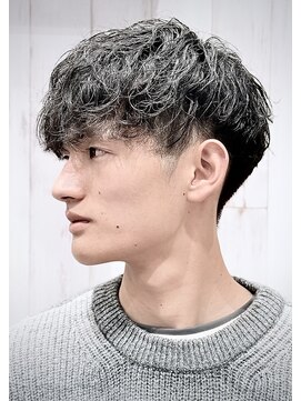 ヨシザワインク プレミアム 横浜 桜木町店(YOSHIZAWA Inc. PREMIUM) ビジカジ刈り上げツーブロック緩めウェーブマッシュパーマ