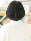 ■小顔補正カット黒髪ひし形ショートボブ314-2大宮10代20代30代