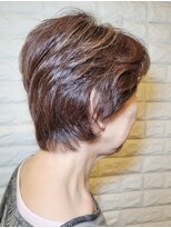 松本平太郎美容室 国立店&nbsp;50代60代70代×ショートレイヤー×イノアカラー×ハイライト