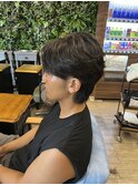 メンズ×フェザーパーマ