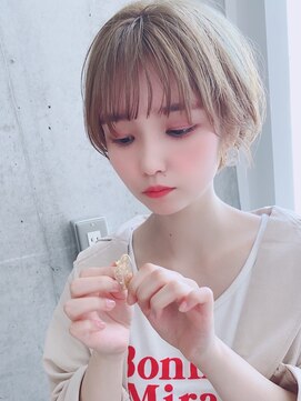 セイドット リー(Say. Ree) Say.ショート丸みショートグランマッシュヘーゼルグレージュ青山