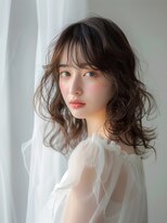 アトラスサロン 札幌大通り(Atras.salon)&nbsp;札幌/髪質改善/カーキベージュ☆ゆる巻きレイヤーロング