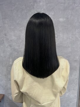 モク(mok) 黒染めを使わない地毛風カラー髪質改善トリートメント