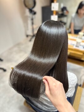 アイノアシェール 西宮(AInoa Cher) 【極上の髪質改善】プレミアムカラーエステ/艶髪/グレージュ