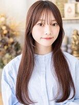 カバーヘア ブリス 北浦和(COVER HAIR bliss)&nbsp;シースルーバング顔回りレイヤーストレートa北浦和20代30代40代