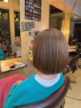 ベージュカラー/ケアカラー/郡山