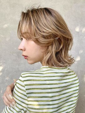 メゾンドイギー(MAISON de IGGY) 似合わせカット大人ガーリーニュアンスくびれミディベージュ