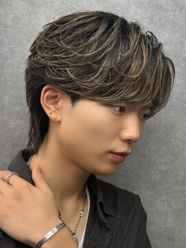 エルマーク 松山(L-MARK) マッシュヘア/波巻きパーマ/men's/スパイラルパーマ