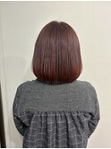 ツヤ感オレンジ×マッシュ