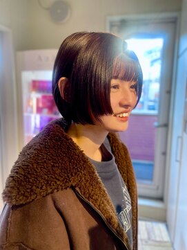 フラミンゴバイカーニバル 江古田(Flamingo by carnival) ココアブラウン/赤み消し/ブリーチなしダブルカラー/江古田