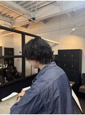 メンズフェザーパーマ
