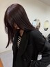 【素髪美人へ】カット＋髪質改善カラー＋被膜剥がし＋en-gender CREAM Tr