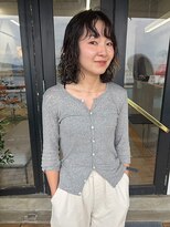 フィルム(FiLMs) デザインカラー/裾カラー/ベージュ/ミディアムレイヤー