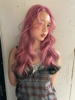 コードプラスリム(CODE+LIM)&nbsp;ピンクヘアー／ローライト/裾カラー／ポイントカラー