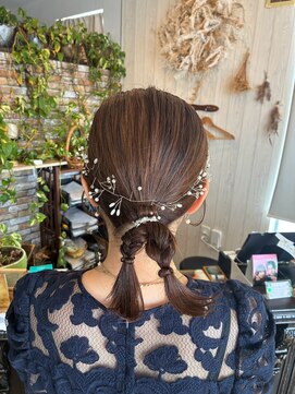 ヘアーデザインフアリ(Hair design fuari) ツインポニー