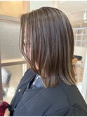 白髪ぼかしハイライトカラー