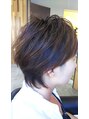 ヘアラウンジ アングゥ(hair lounge ungu) ハイライトを入れて動きのあるヘアスタイルに