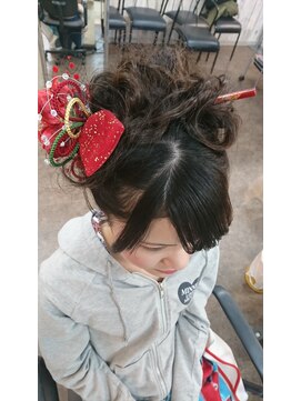 ヘアサロン スリーク(Hair Salon Sleek) 和×洋の和箸モヒカン