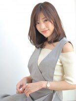 ケーツー あべのキューズモ－ル店(K-two)&nbsp;K-two小顔ミディアム/大人ナチュラル×鎖骨下ロブ/天王寺