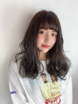 セシルへアー 福岡天神店(Cecil hair) 20代30代40代◎小顔無造作カールくびれセミディ