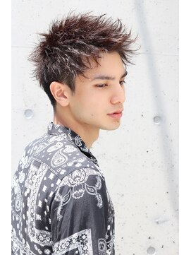 ネイビー(NAVY) UPバング刈り上げレイヤーショート☆