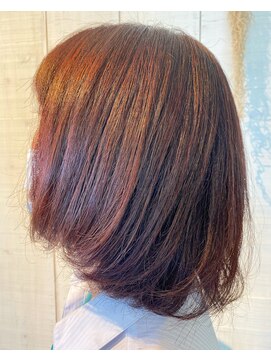 ロッコ 深谷店(ROCCO) #チェリーブラウン#N.カラー#透明感カラー#トリートメント