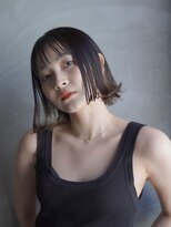 ワン 横浜(ONE005)&nbsp;外はインナーカラー☆前髪/くびれ/イメチェン/ラベンダーカラー