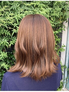 ヘアーアンドスパ メル(hair&spa m.e.l by origami) 外ハネベージュ