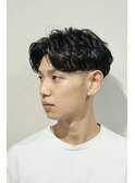 束感刈り上げビジネス七三ツーブロックアップバング198