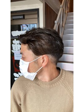 アヴァンス 天王寺店(AVANCE.) ビジネスマッシュ×オリーブカラー