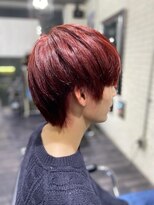 ミミック (mimic)&nbsp;メンズブリーチなしワインレッドカラー