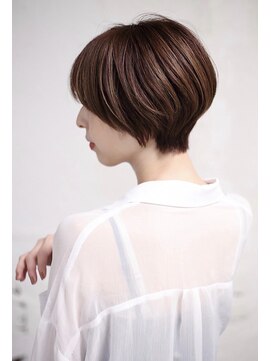 クレドガーデン 西新井店(CRED GARDEN) 透けバング×うる艶/くびれマッシュショート/西新井クレドs