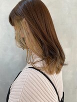 オーストヘアー 銀座(Aust hair) インナーカラー☆ミルクティベージュ　K