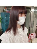 ギフトサニーサイド(gift sunny side)&nbsp;ピンクブラウン＊姫カットミディアム