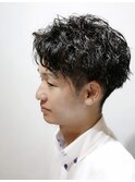 ツーブロックソフトツイストスパイラル