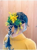 卒業式ヘア