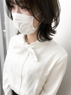 ネオリーブ チロル 横浜西口店(Neolive CiroL.) くびれヘア　レイヤーボブ　アッシュ　縮毛矯正