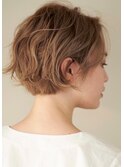 大人グレージュハイライトショート